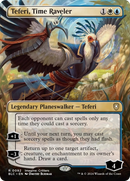 Teferi, Time Raveler (Borderless) [Bloomburrow Commander] - Destination Retro
