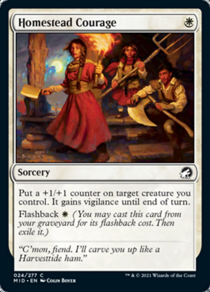 Homestead Courage [Innistrad: Midnight Hunt] - Destination Retro