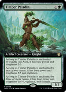 Timber Paladin (Extended Art) [Wilds of Eldraine Commander] - Destination Retro