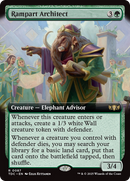 Rampart Architect (Extended Art) [Tarkir: Dragonstorm Commander] - Destination Retro