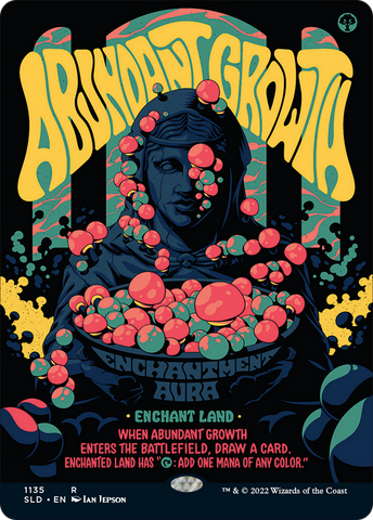 Abundant Growth (Borderless) [Secret Lair Drop Series] - Destination Retro