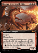 Realm-Scorcher Hellkite (Extended Art) [Wilds of Eldraine] - Destination Retro