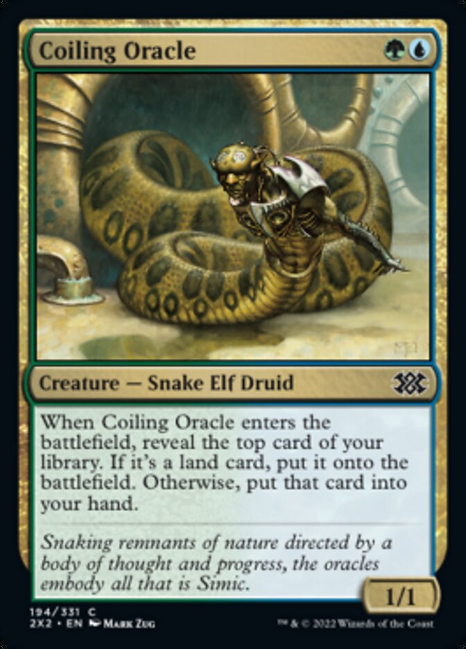 Coiling Oracle [Double Masters 2022] - Destination Retro