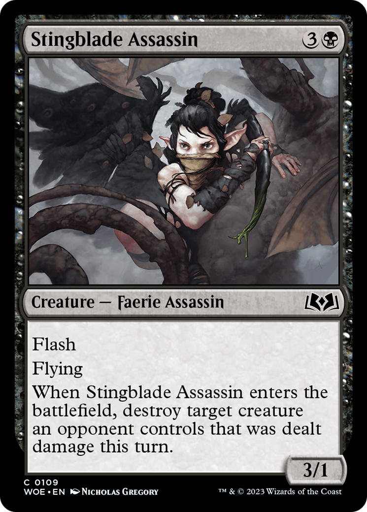 Stingblade Assassin [Wilds of Eldraine] - Destination Retro