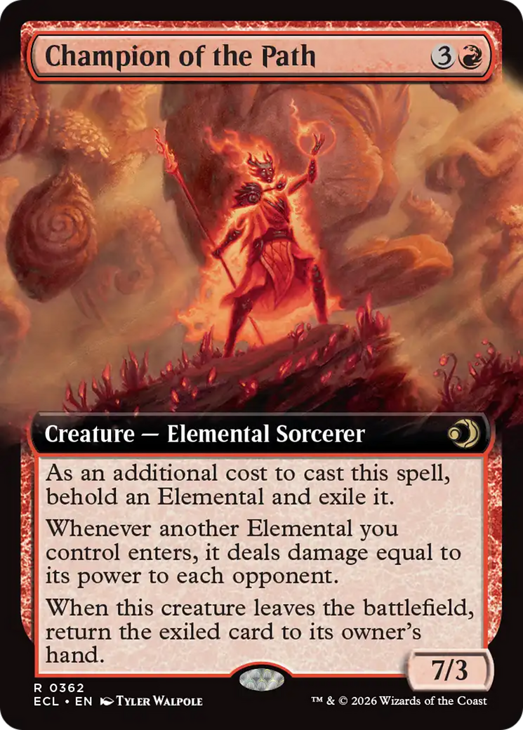 Champion of the Path (Extended Art) [Lorwyn Eclipsed] - Destination Retro