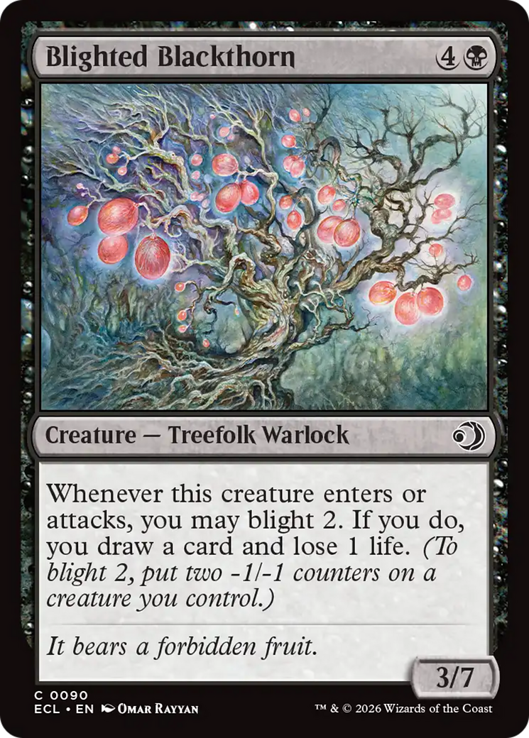 Blighted Blackthorn [Lorwyn Eclipsed] - Destination Retro