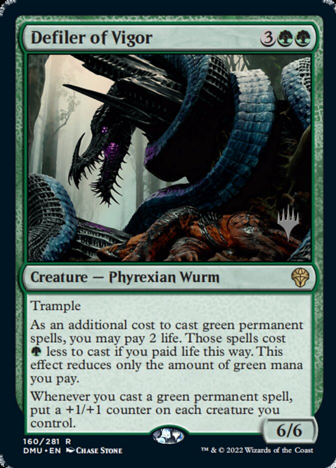 Defiler of Vigor (Promo Pack) [Dominaria United Promos] - Destination Retro