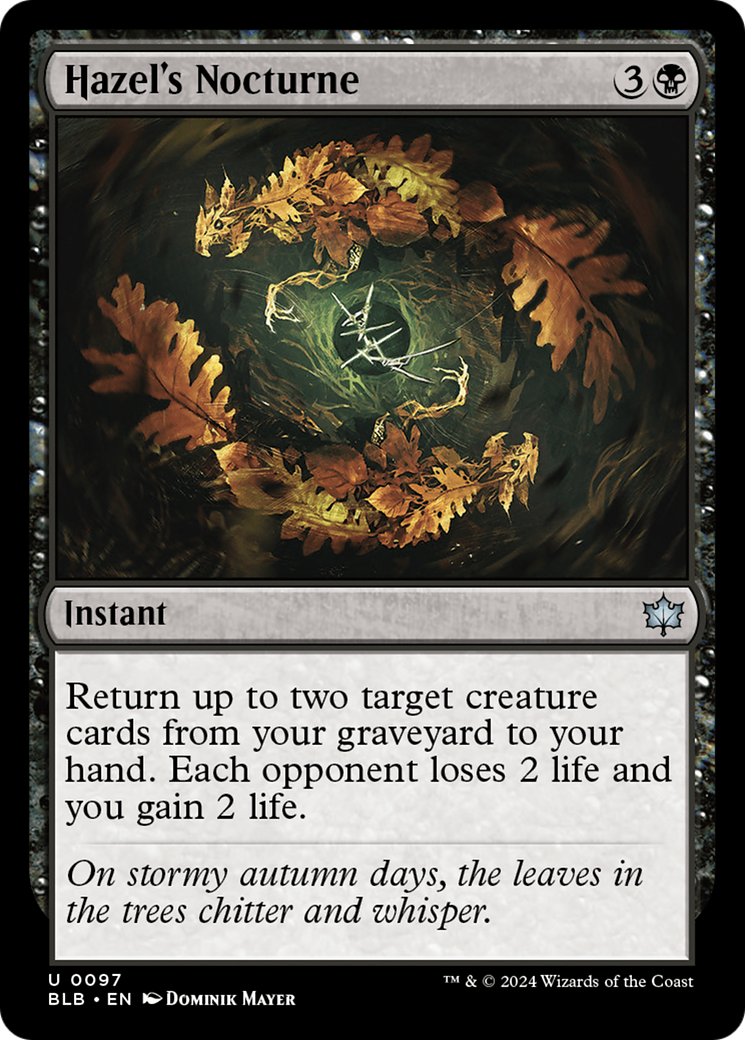 Hazel's Nocturne [Bloomburrow] - Destination Retro