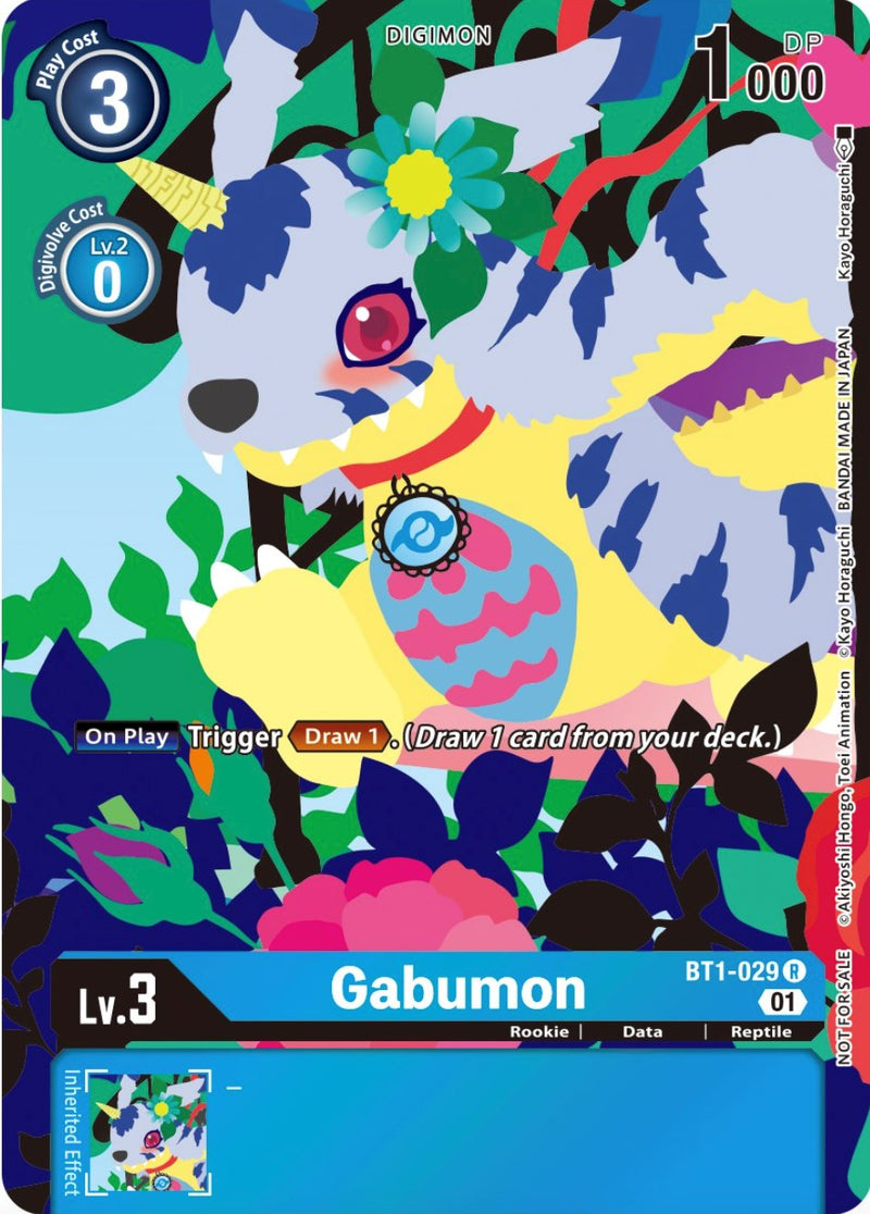 Gabumon [BT1-029] (Tamer's Card Set 2 Floral Fun) [Release Special Booster Promos] - Destination Retro
