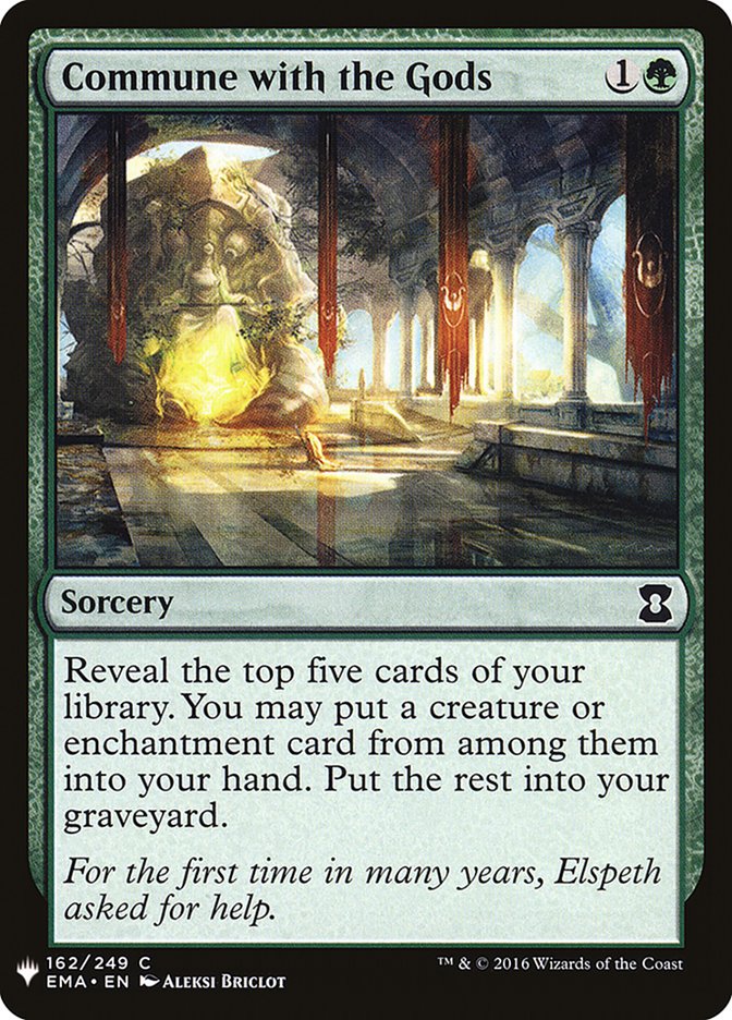 Commune with the Gods [Mystery Booster] - Destination Retro