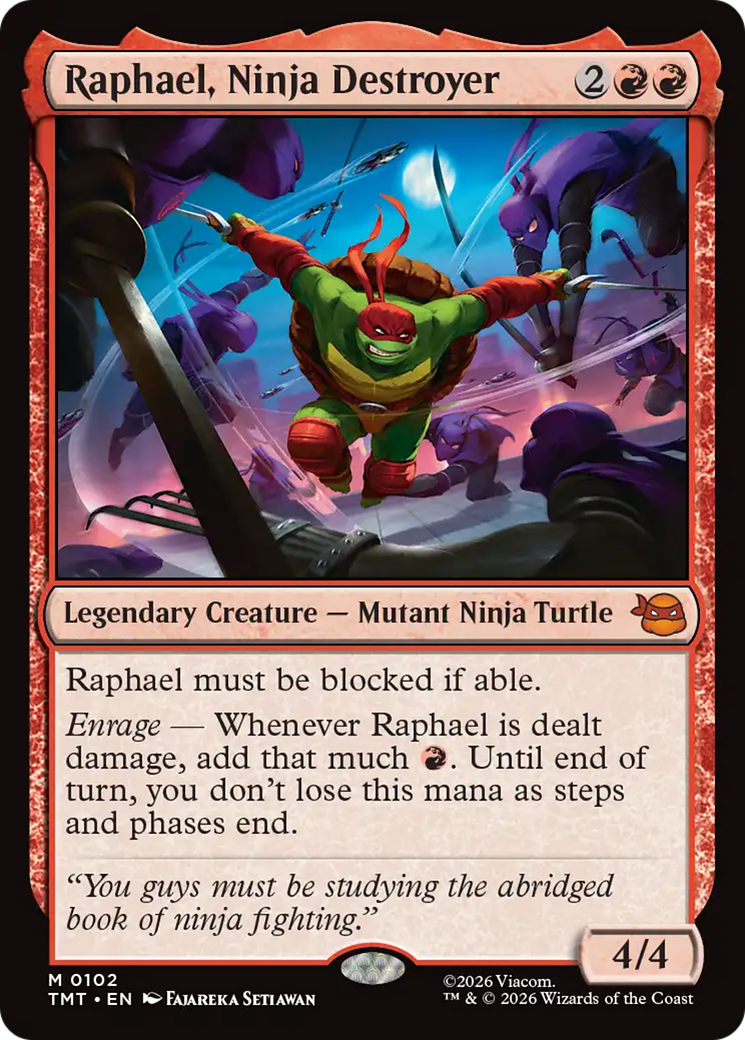 Raphael, Ninja Destroyer [Teenage Mutant Ninja Turtles] - Destination Retro