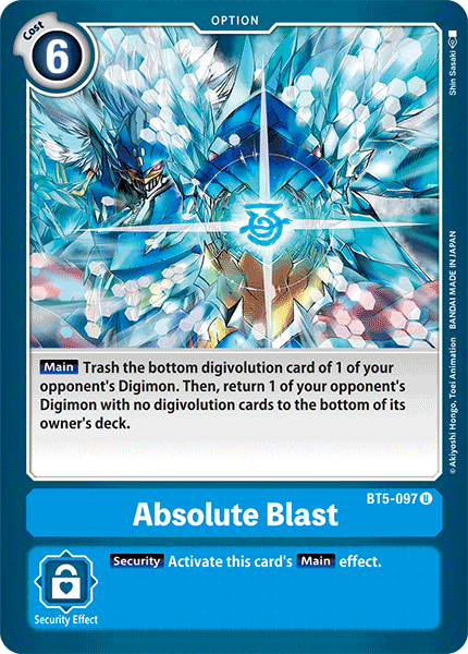 Absolute Blast [BT5-097] [Battle of Omni] - Destination Retro