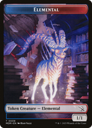 Elemental (09) // Dinosaur Double-Sided Token [March of the Machine Tokens] - Destination Retro