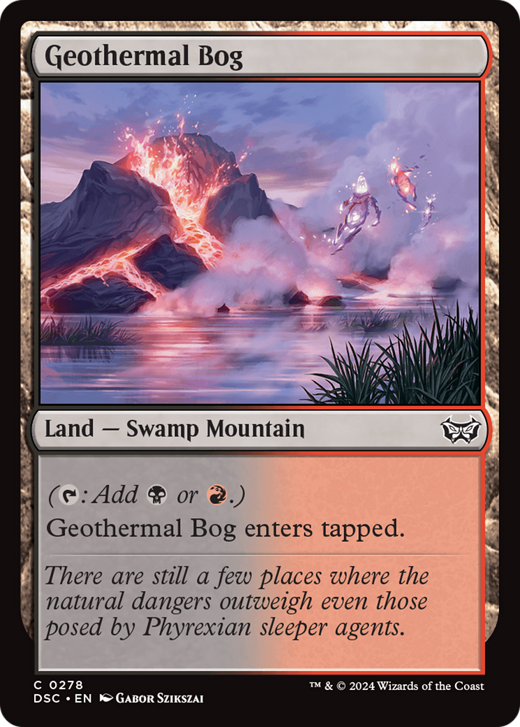 Geothermal Bog [Duskmourn: House of Horror Commander] - Destination Retro