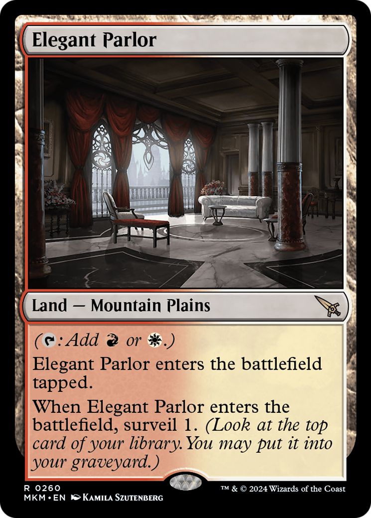 Elegant Parlor [Murders at Karlov Manor] - Destination Retro