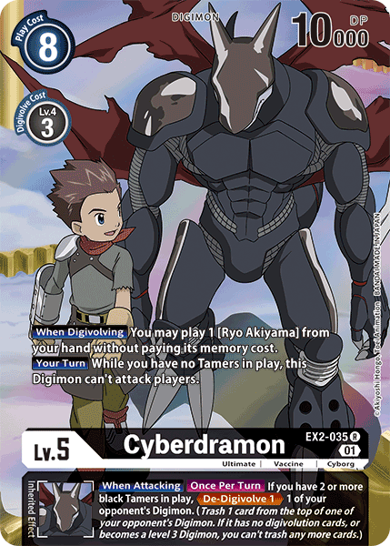 Cyberdramon [EX2-035] (Alternate Art) [Digital Hazard] - Destination Retro