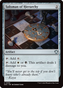Talisman of Hierarchy [Secrets of Strixhaven Commander] - Destination Retro