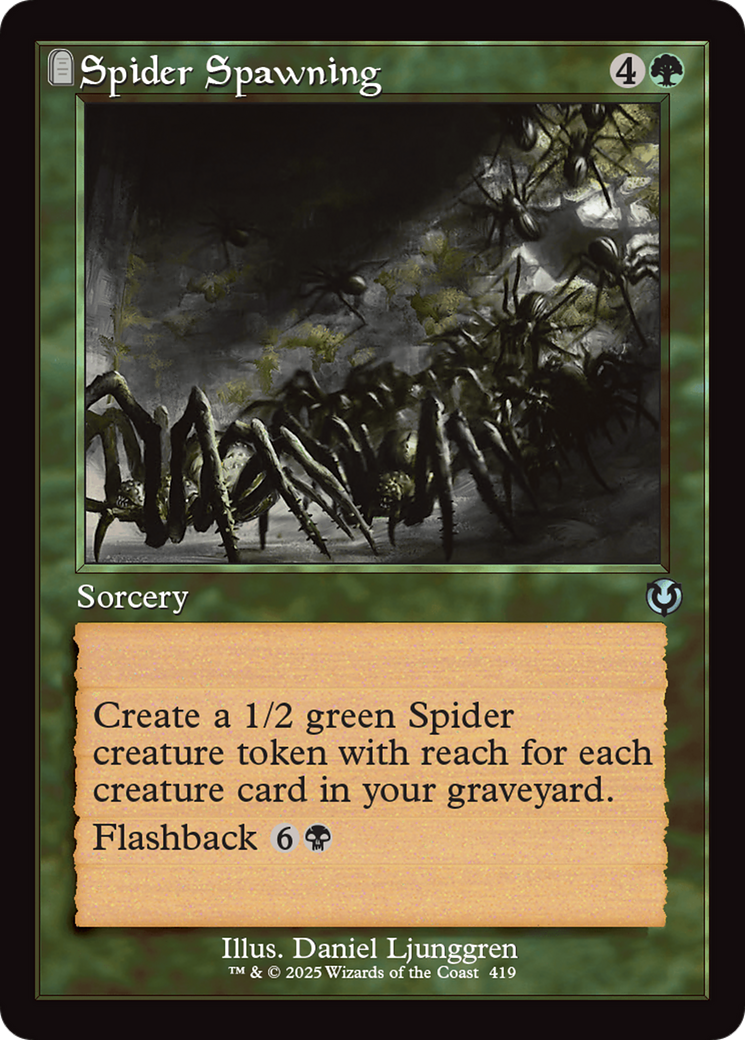 Spider Spawning (Retro Frame) [Innistrad Remastered] - Destination Retro