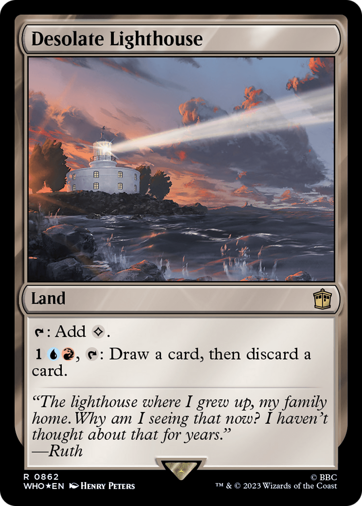 Desolate Lighthouse (Surge Foil) [Doctor Who] - Destination Retro