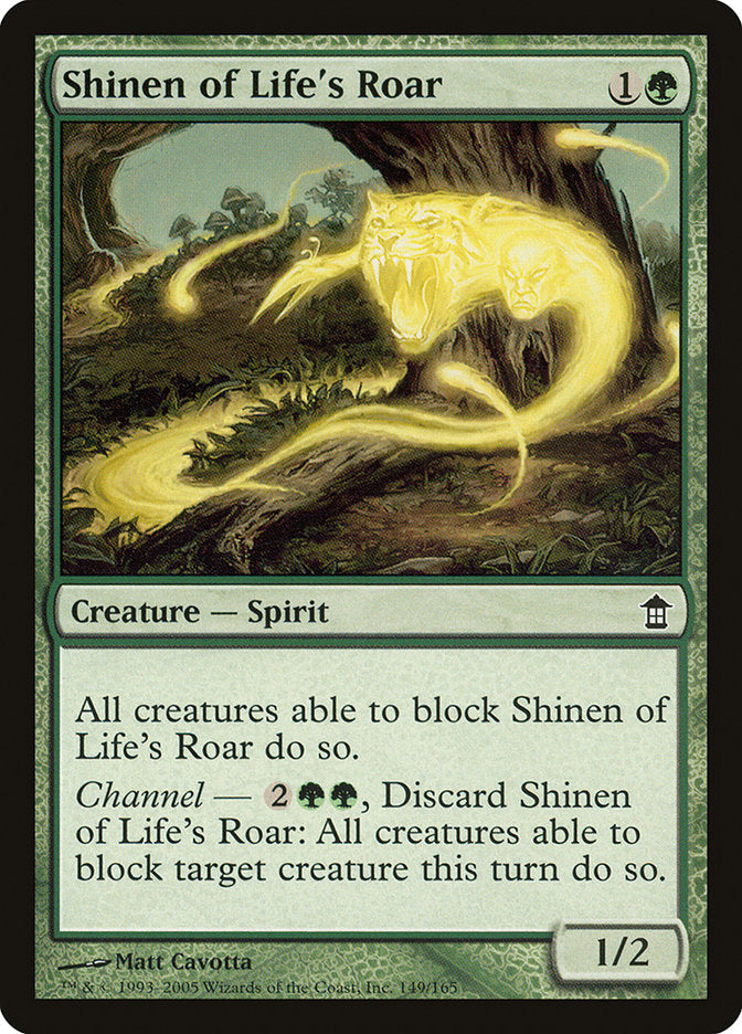 Shinen of Life's Roar [Saviors of Kamigawa] - Destination Retro