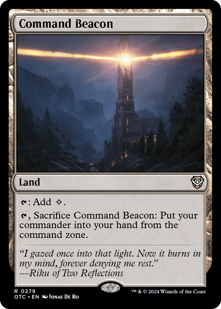 Command Beacon [Outlaws of Thunder Junction Commander] - Destination Retro