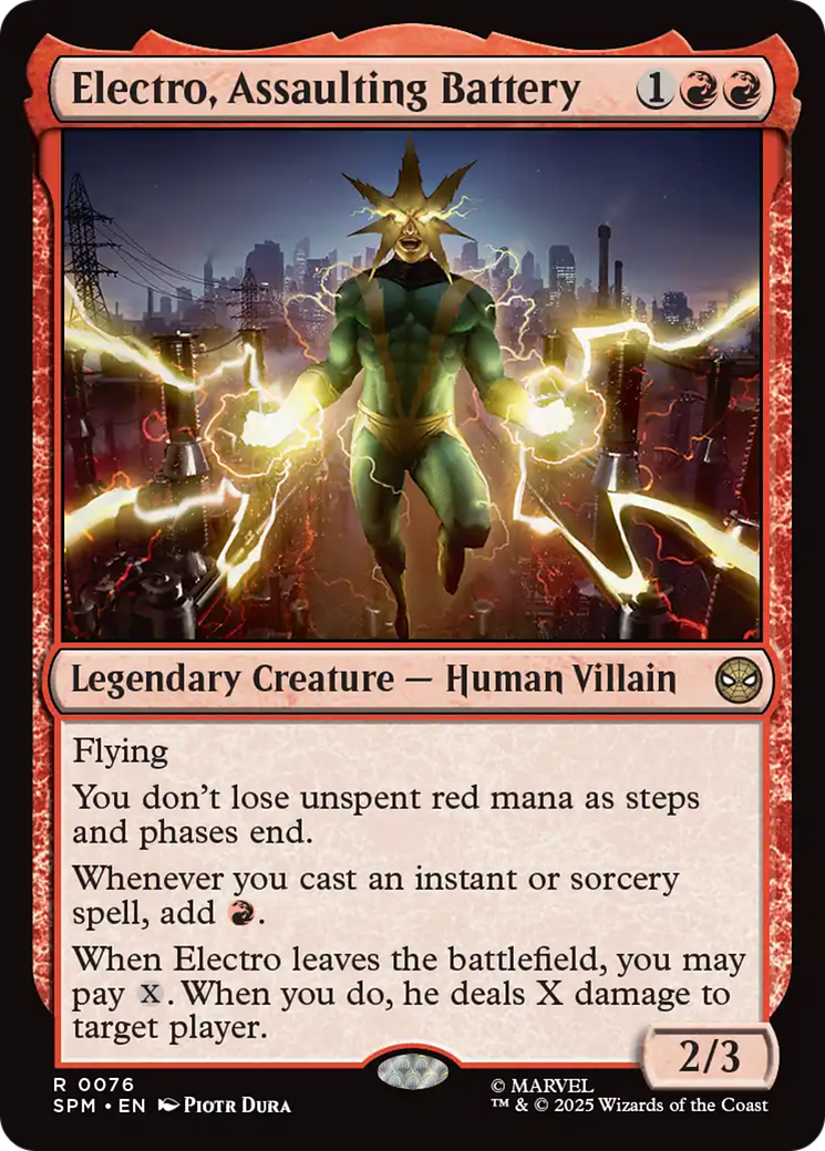 Electro, Assaulting Battery [Marvel's Spider-Man] - Destination Retro