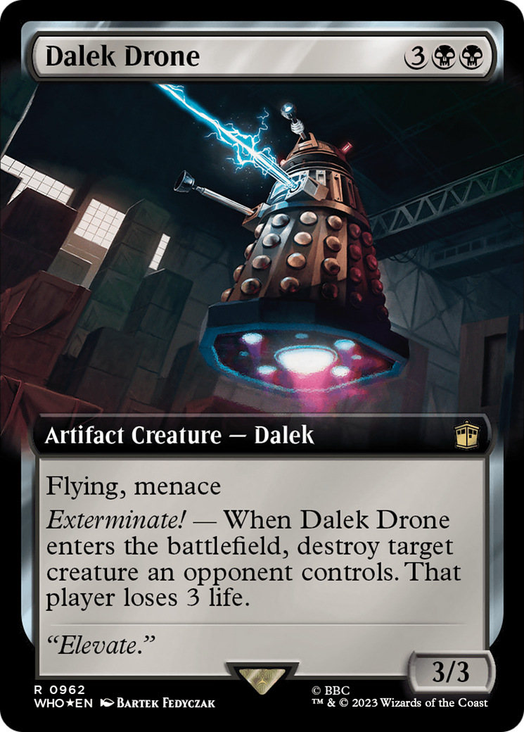Dalek Drone (Extended Art) (Surge Foil) [Doctor Who] - Destination Retro