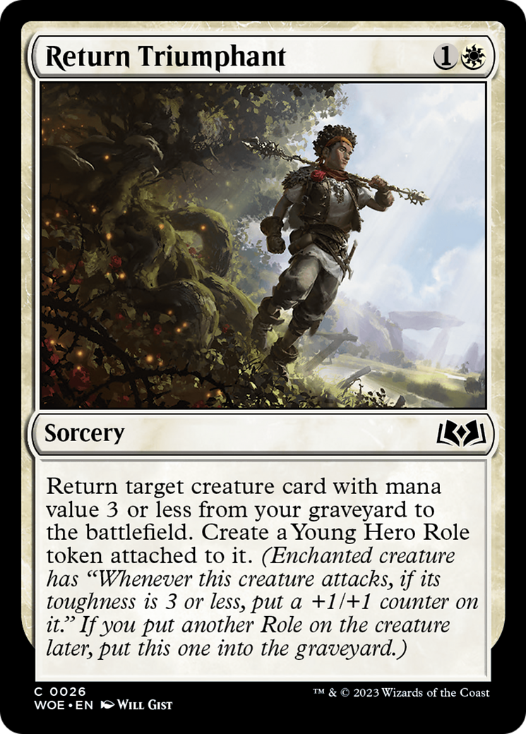 Return Triumphant [Wilds of Eldraine] - Destination Retro
