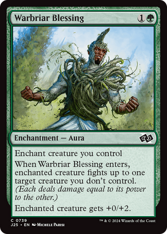 Warbriar Blessing [Foundations Jumpstart] - Destination Retro
