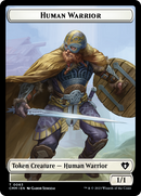 Human Warrior // Zombie Army Double-Sided Token [Commander Masters Tokens] - Destination Retro