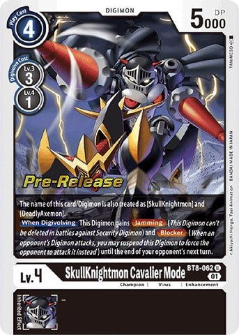 SkullKnightmon: Cavalier Mode [BT8-062] [New Awakening Pre-Release Cards] - Destination Retro