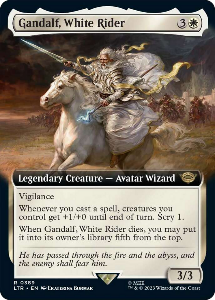 Gandalf, White Rider (Extended Art) [The Lord of the Rings: Tales of Middle-Earth] - Destination Retro
