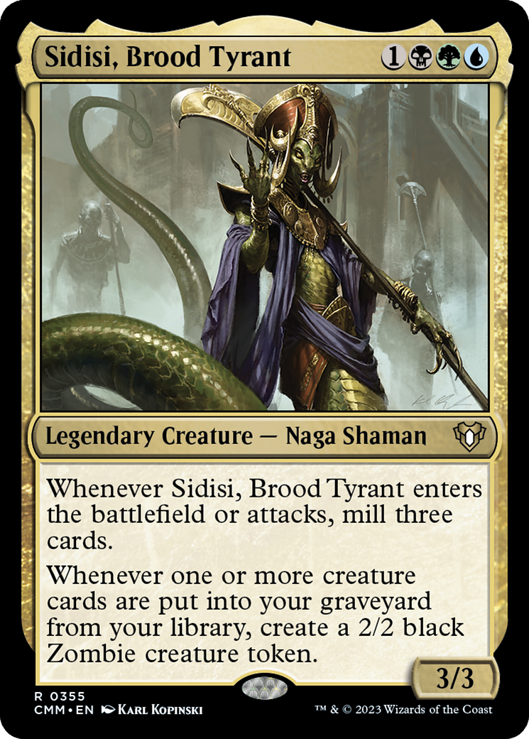 Sidisi, Brood Tyrant [Commander Masters] - Destination Retro