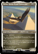 Senu, Keen-Eyed Protector (Foil Etched) [Assassin's Creed] - Destination Retro