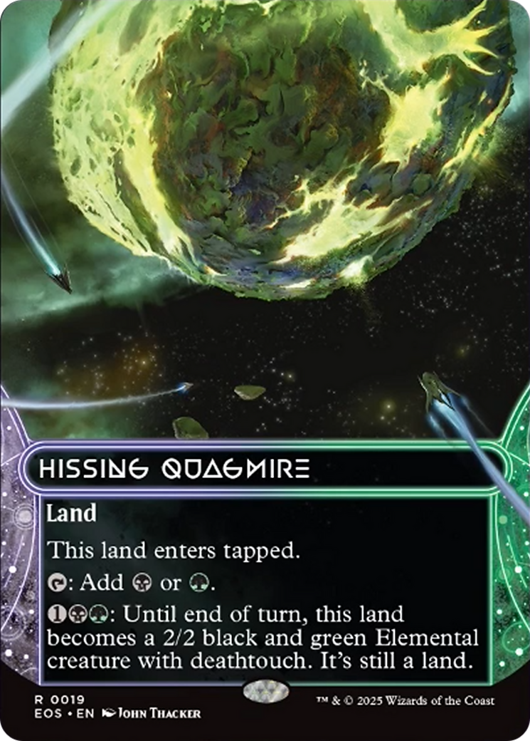 Hissing Quagmire (0019) (Borderless) [Edge of Eternities: Stellar Sights] - Destination Retro