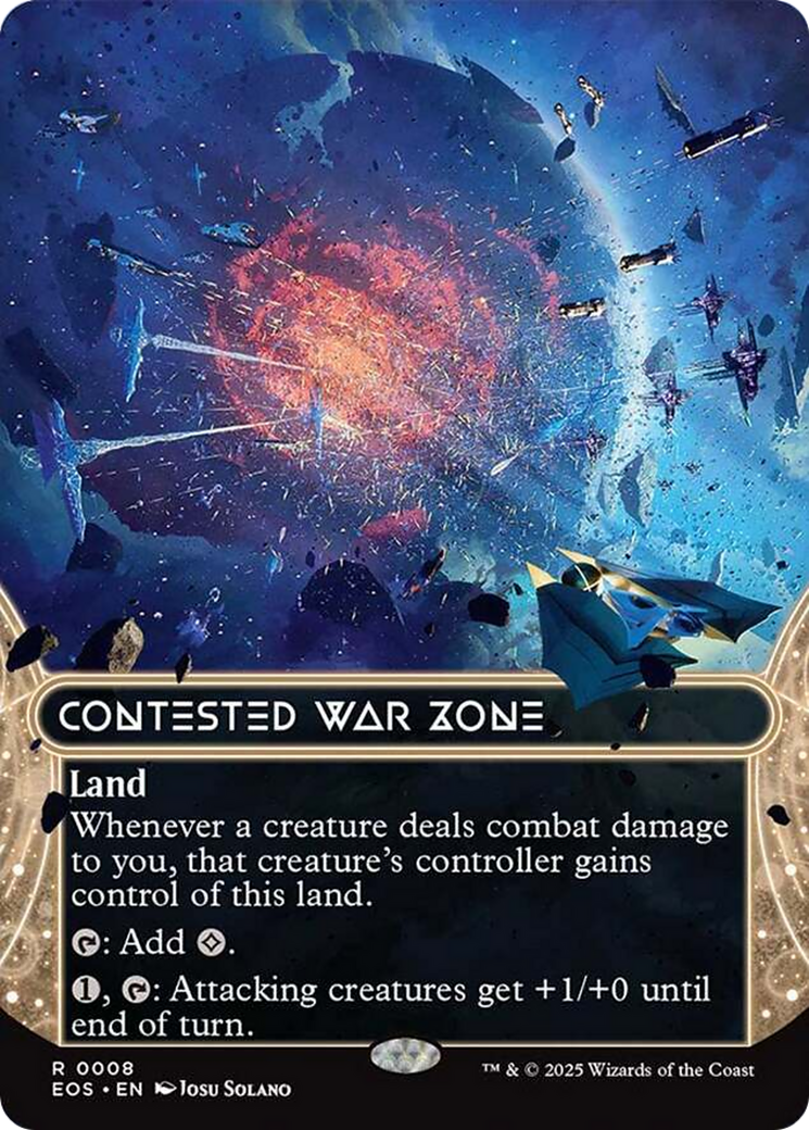 Contested War Zone (0008) (Borderless) [Edge of Eternities: Stellar Sights] - Destination Retro