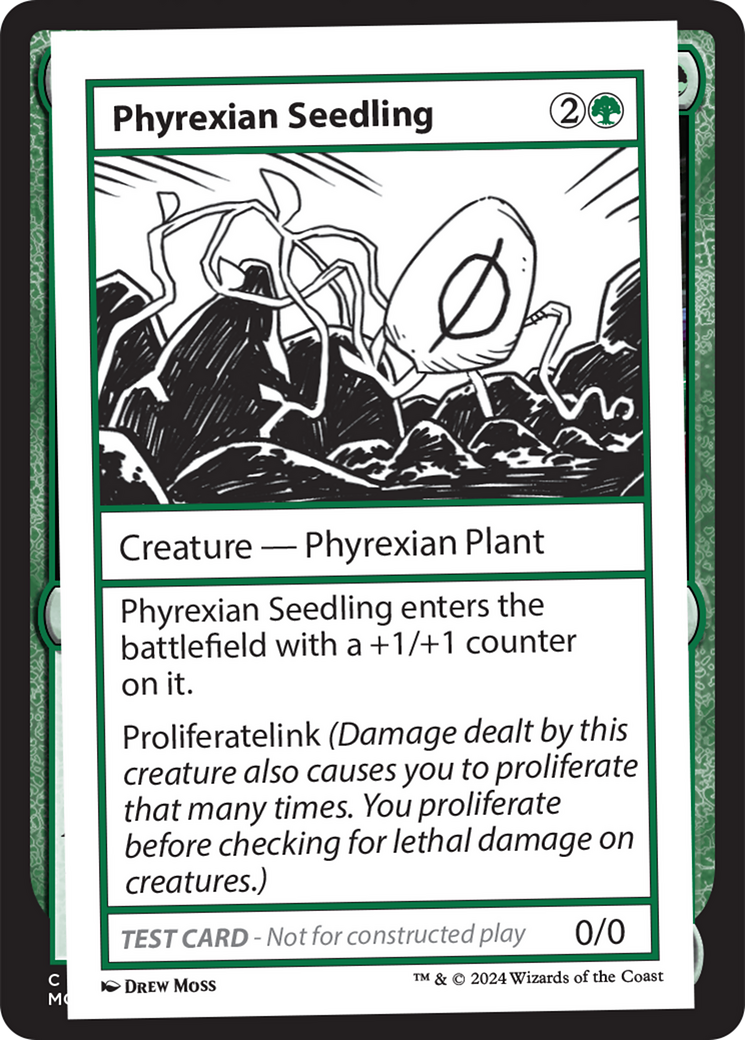 Phyrexian Seedling [Mystery Booster 2 Playtest Cards] - Destination Retro