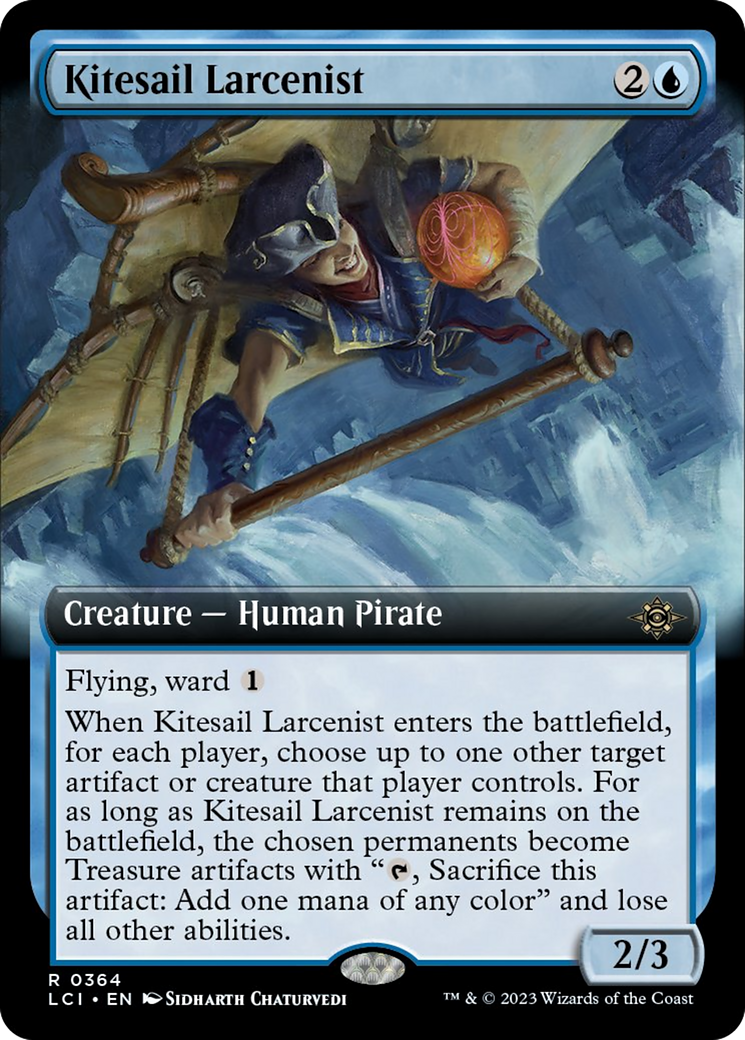 Kitesail Larcenist (Extended Art) [The Lost Caverns of Ixalan] - Destination Retro