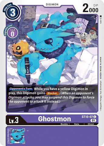 Ghostmon [ST10-07] [Starter Deck: Parallel World Tactician] - Destination Retro
