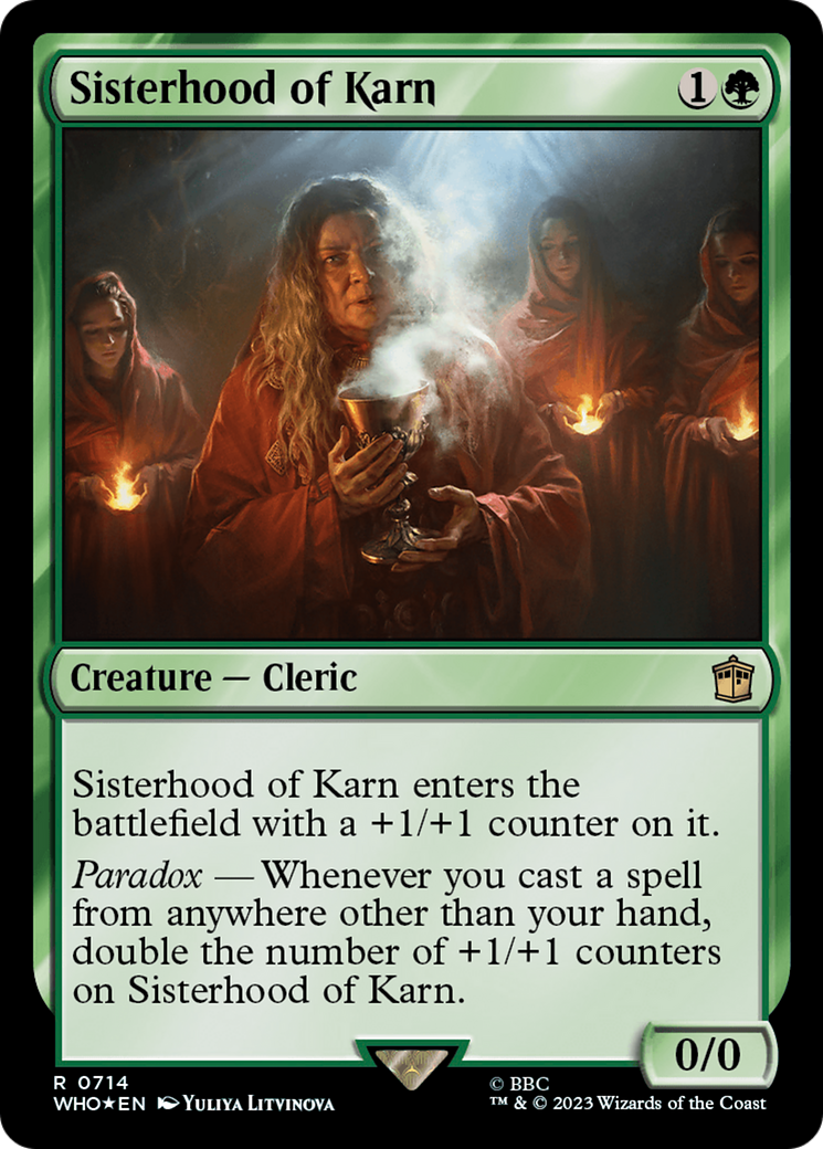 Sisterhood of Karn (Surge Foil) [Doctor Who] - Destination Retro