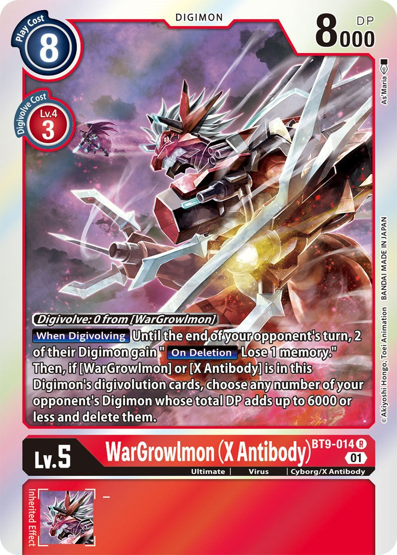 WarGrowlmon (X Antibody) [BT9-014] [X Record]