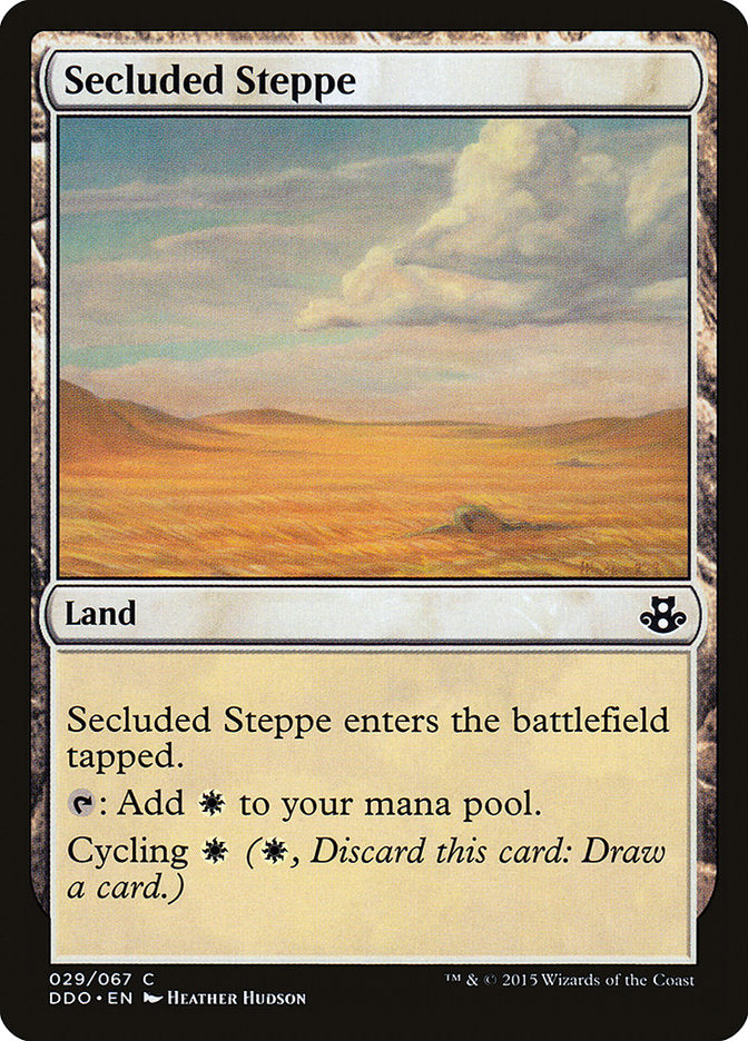 Secluded Steppe [Duel Decks: Elspeth vs. Kiora] - Destination Retro