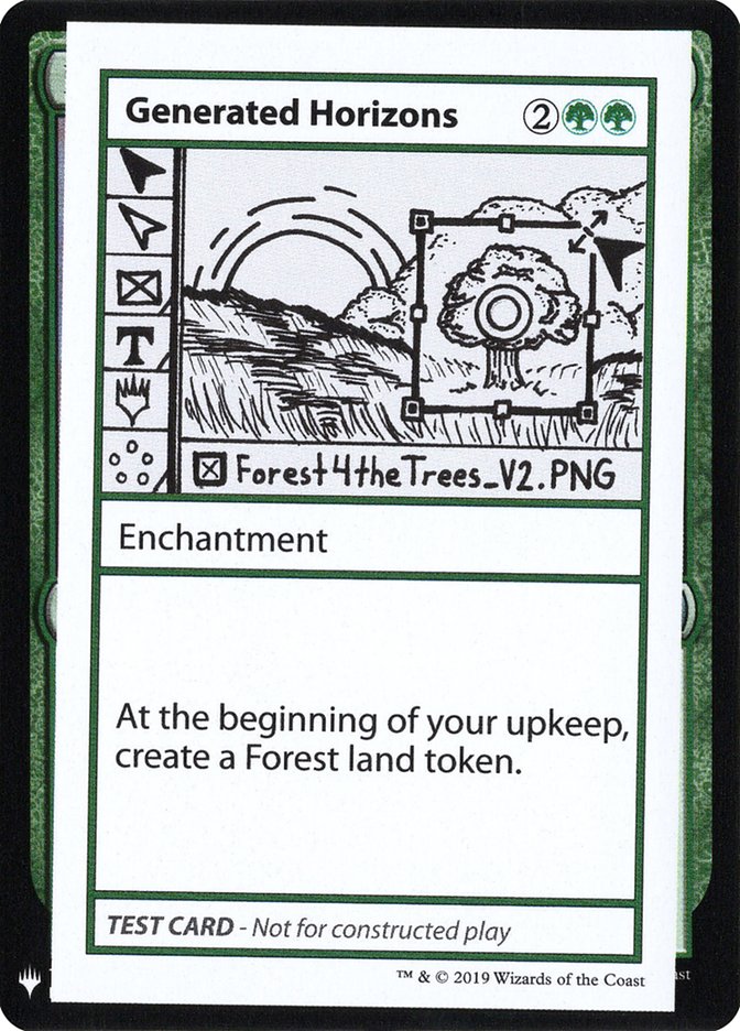 Generated Horizons [Mystery Booster Playtest Cards] - Destination Retro