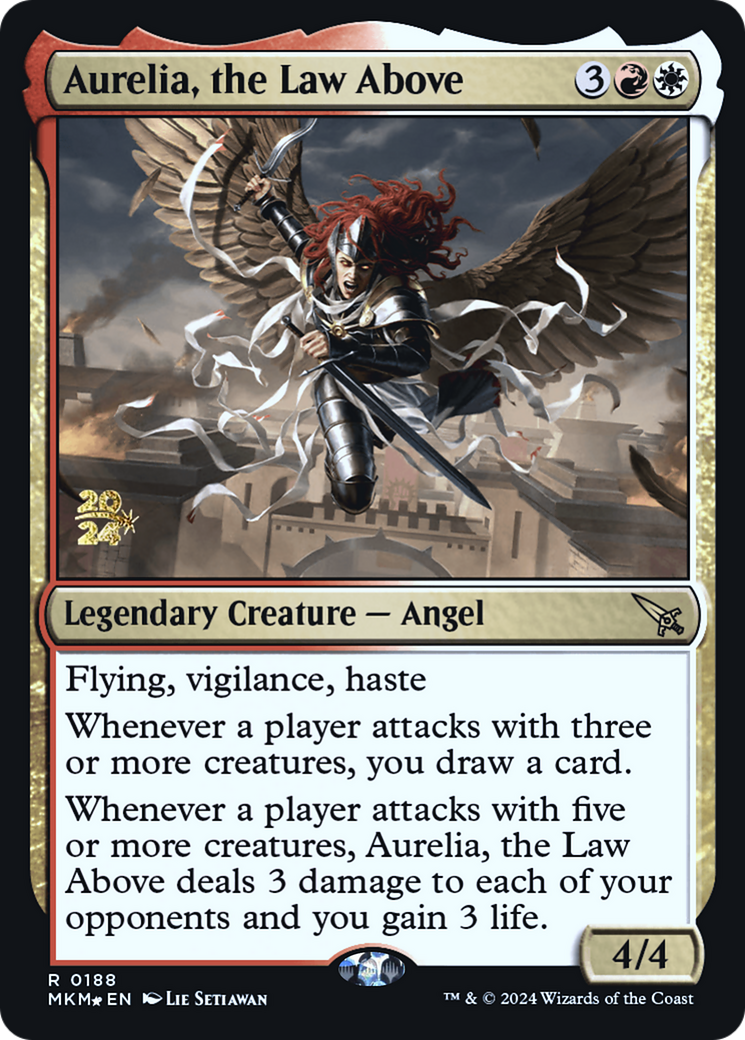 Aurelia, the Law Above [Murders at Karlov Manor Prerelease Promos] - Destination Retro