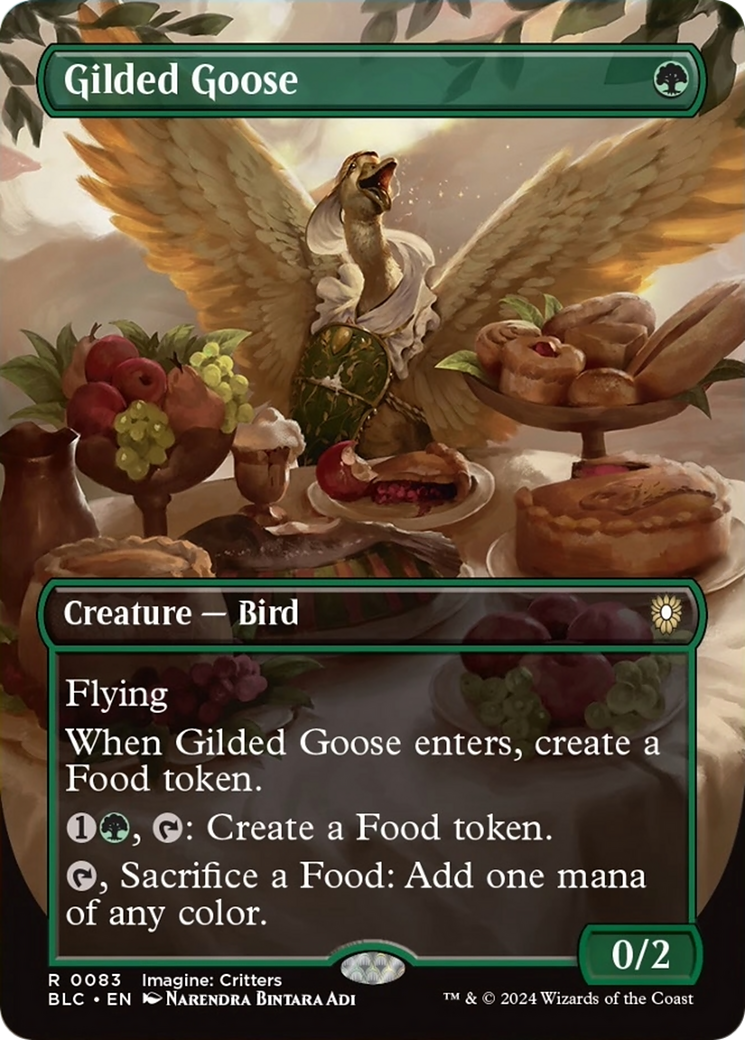 Gilded Goose (Borderless) [Bloomburrow Commander] - Destination Retro