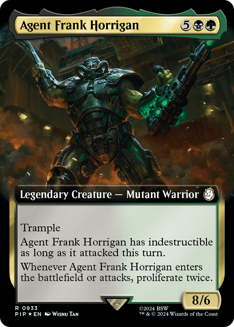 Agent Frank Horrigan (Extended Art) (Surge Foil) [Fallout] - Destination Retro