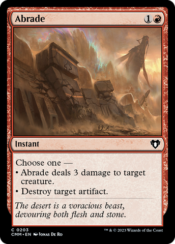 Abrade [Commander Masters] - Destination Retro