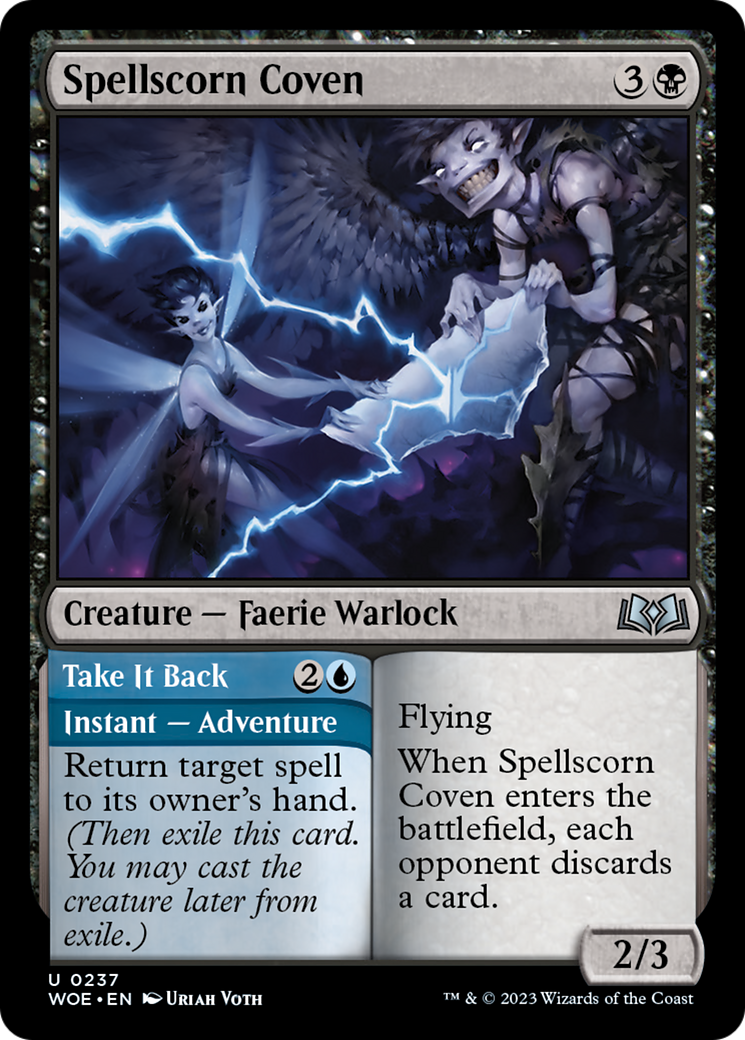 Spellscorn Coven // Take It Back [Wilds of Eldraine] - Destination Retro