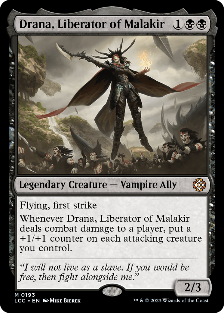 Drana, Liberator of Malakir [The Lost Caverns of Ixalan Commander] - Destination Retro