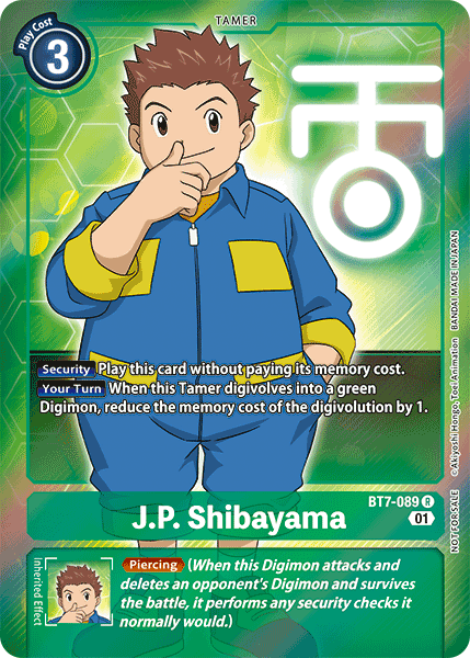 J.P. Shibayama [BT7-089] (Alternative Art - Box Topper) [Next Adventure] - Destination Retro